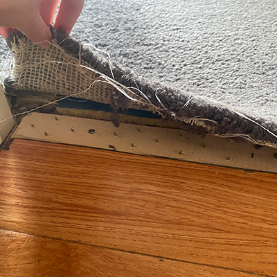 Carpet Hole Fixing